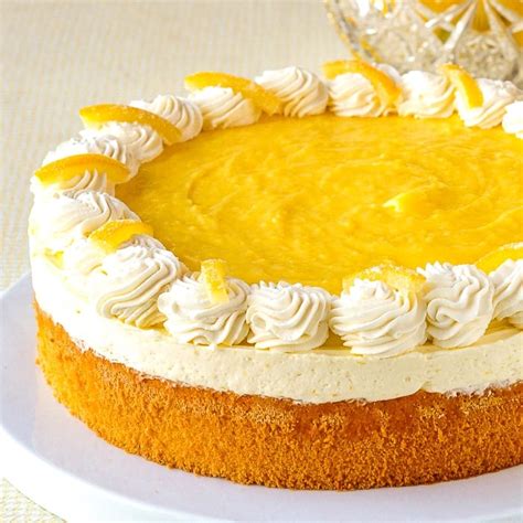 Lemon Mousse Cake - starts with a great lemon curd recipe!