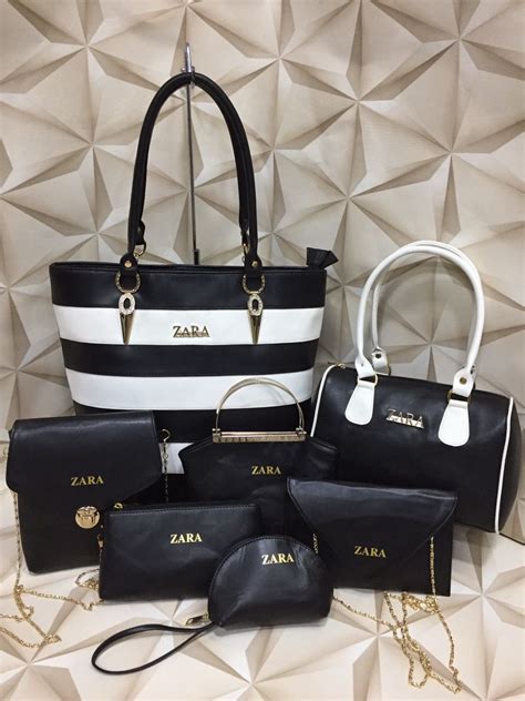 Branded Products: Zara Bags, 7 piece combo, 6 Designs