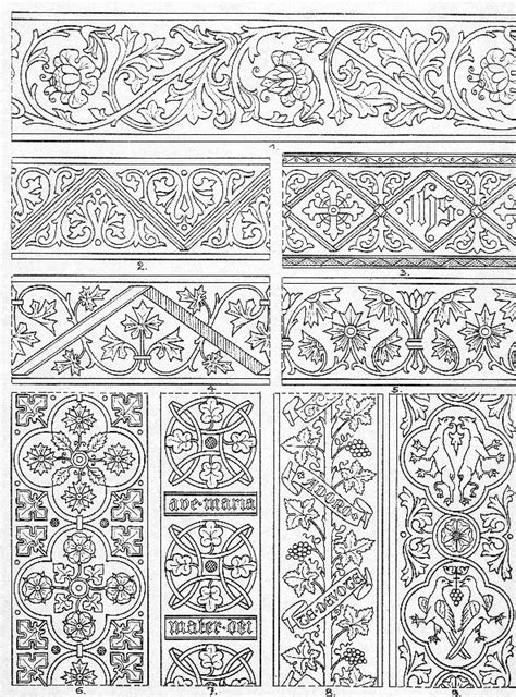 115 | Medieval embroidery, Embroidery designs, Embroidery patterns