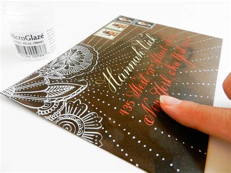 A Guide to Using Metallic and Gold Calligraphy Inks | The Postman's Knock