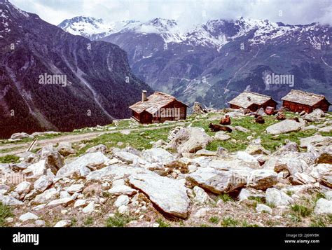 Swiss chalet, cabin in the Swiss Alps Switzerland Stock Photo - Alamy