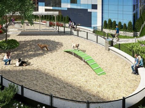 Dog Run (Rendering) | Dog park design, Nyc park, Parking design