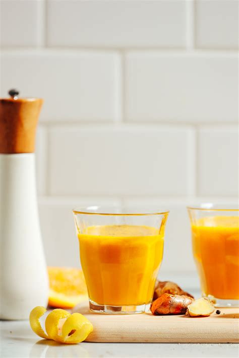 Lemon Ginger Turmeric Wellness Shots | Minimalist Baker Recipes