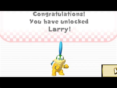 How to Unlock Larry Koopa in Mario Kart Wii - YouTube