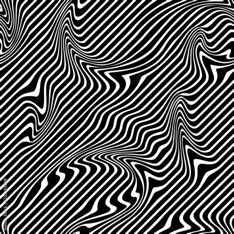 Curve Random Chaotic Lines Abstract Geometric Pattern Texture, Modern ...