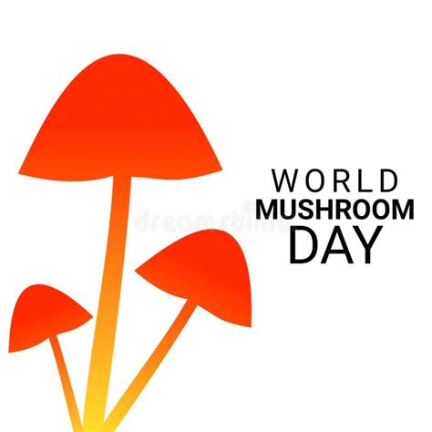 World Mushrooms Day stock illustration. Illustration of element - 273311387