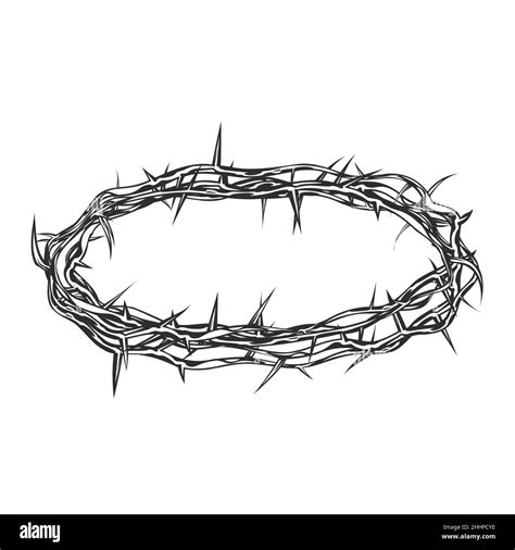 Crown of thorns, biblical wreath of thorns, symbol of crucifixion ...