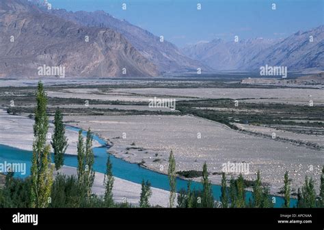 Shyok river in Nubra Valley Stock Photo - Alamy