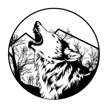 Geometric Wolf Vector at Vectorified.com | Collection of Geometric Wolf ...