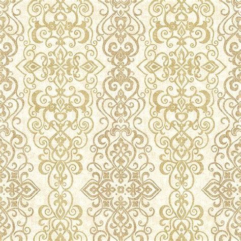 2618-21342 Gold Filigree Stripe - Mexuar - Alhambra Wallpaper by ...