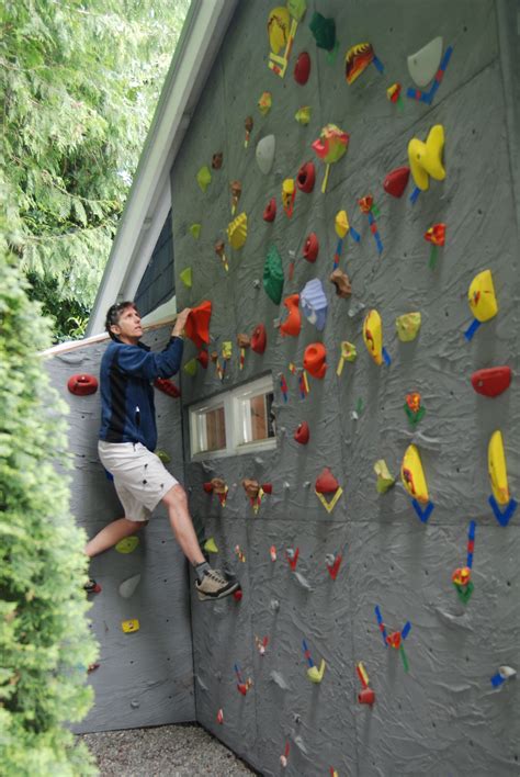 Backyard Diy Rock Climbing Wall : Having a backyard climbing wall is ...