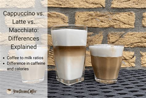 Cappuccino vs. Latte vs. Macchiato: Exploring the Differences