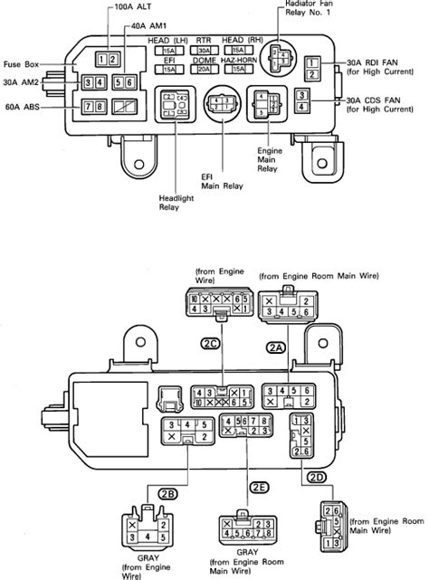 1991 Toyota camry engine layout