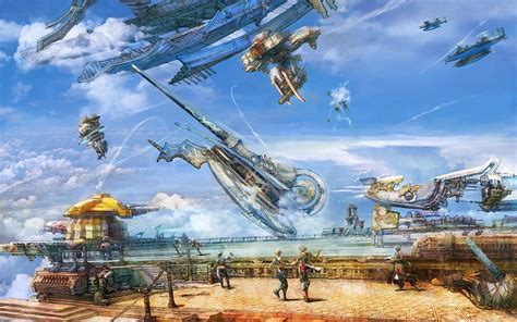 Final Fantasy, Final Fantasy XII, vehicles, airship, Vaan, FF12 HD ...