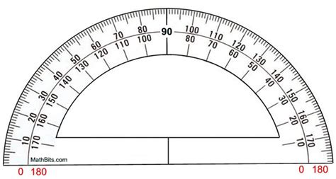 Using a Protractor - MathBitsNotebook (Jr)