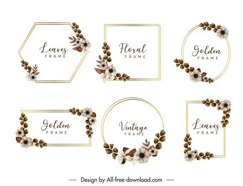 Flower border vectors free download 18,762 editable .ai .eps .svg .cdr ...