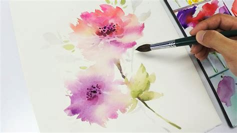 Farah Blog: How To Paint Flowers Watercolor - How To Paint Watercolor ...