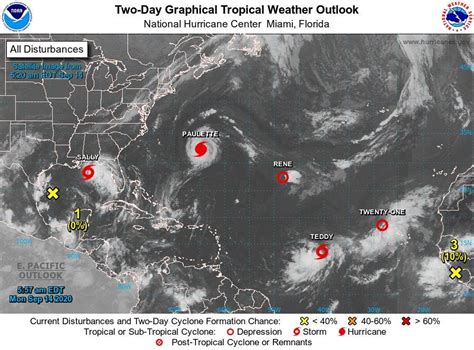 5 Tropical Cyclones In The Atlantic Basin Simultaneously - Is This A ...