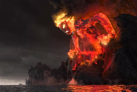 Moana Foundation Of A Lava Monster