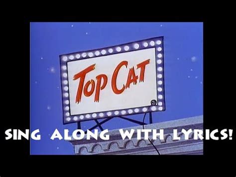 Top Cat theme song - lyrics on screen - YouTube