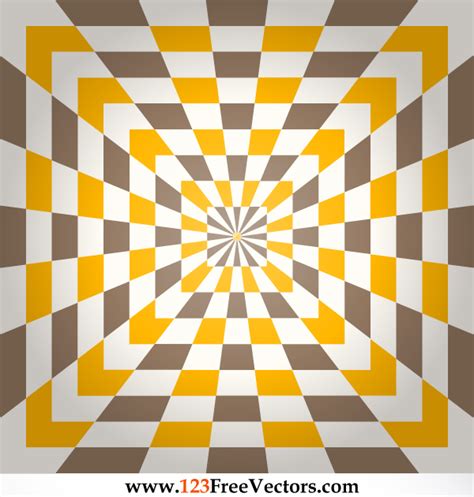 Optical Illusion Abstract Checkered Background by 123freevectors on ...