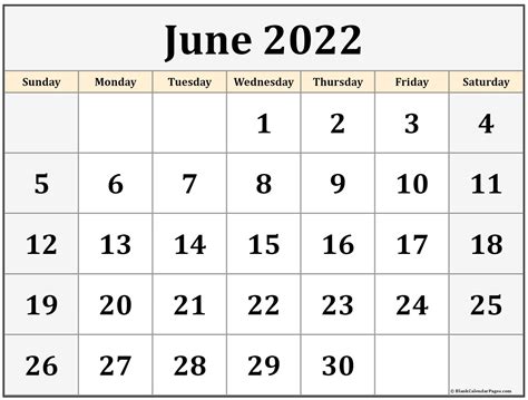 June 2022 calendar | free printable calendars