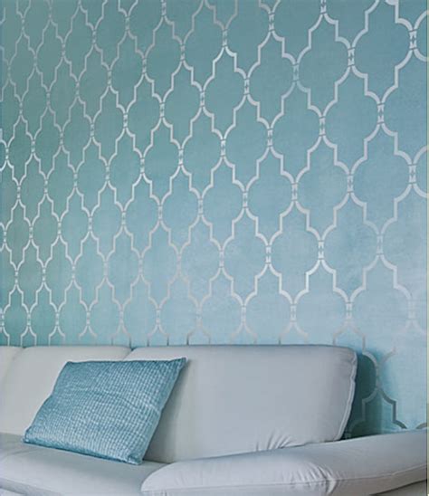 Wall Stencil Marrakech Trellis Lg by CuttingEdgeStencils on Etsy