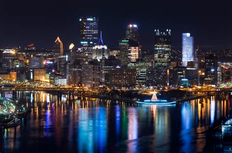 Pittsburgh Skyline from West End Overlook - Professional Photographer ...