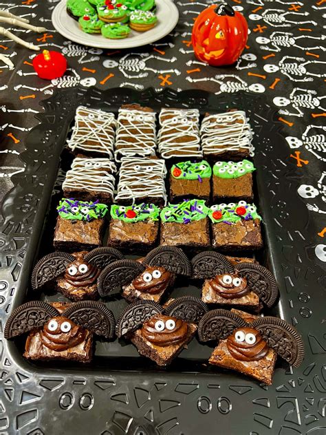 3 Easy Halloween Brownies - Spooky & Fun Ideas - Kindly Unspoken