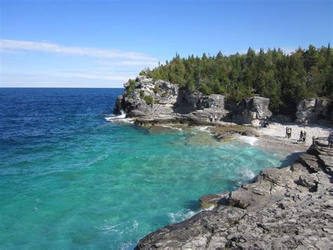 No It's not the Caribbean, It's Lake Huron! The Overlook, Bruce Trail ...