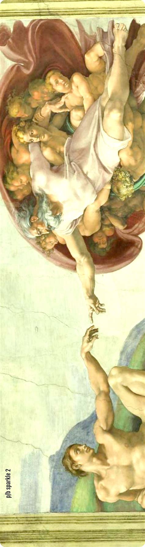 Michelangelo (1475-1564): The Creation of Adam (Sistine Chapel ceiling ...