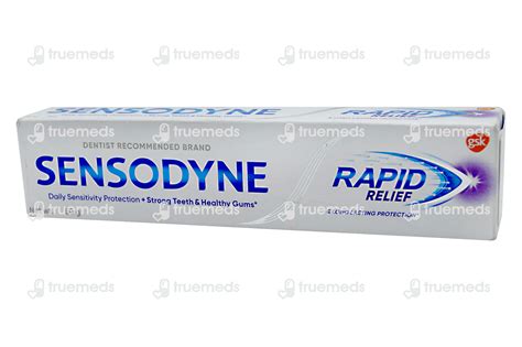 Sensodyne Rapid Relief Toothpaste 80 Gm - Uses, Side Effects, Dosage ...