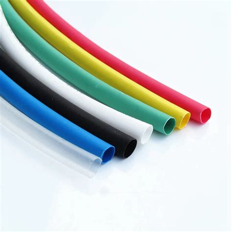 1mm 6mm Heat shrinkable tube color insulating sleeve Flame retardant ...