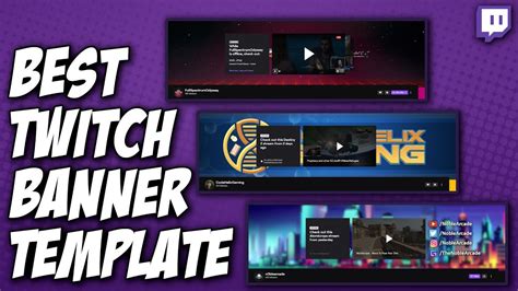 Twitch Banner Size Template