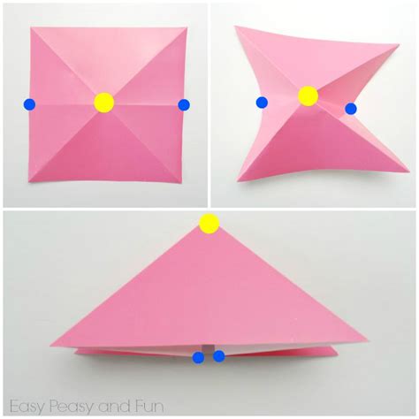 Easy Origami Fish - Origami for Kids - Easy Peasy and Fun