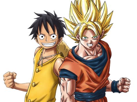 Goku and Luffy - Dragon Ball Z Fan Art (35961793) - Fanpop