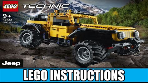 LEGO Instructions – Jeep Wrangler – 42122 LEGO TECHNIC - YouTube