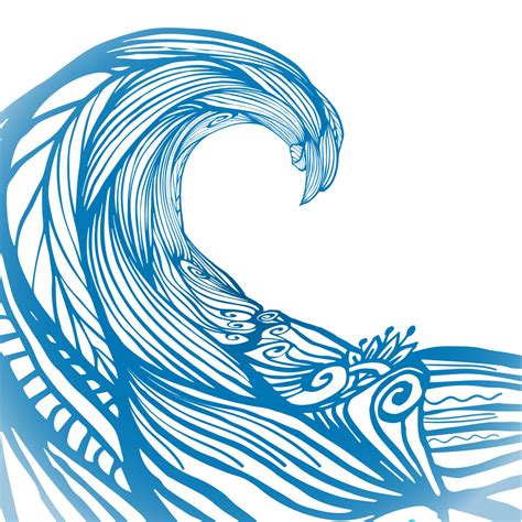 Clipart waves wave vector, Clipart waves wave vector Transparent FREE ...