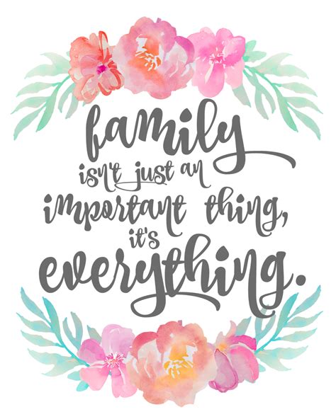 Family Quotes Typography