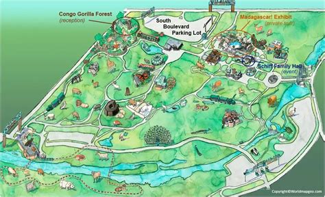 Bronx Zoo Map [Printable Map of Bronx Zoo in PDF]