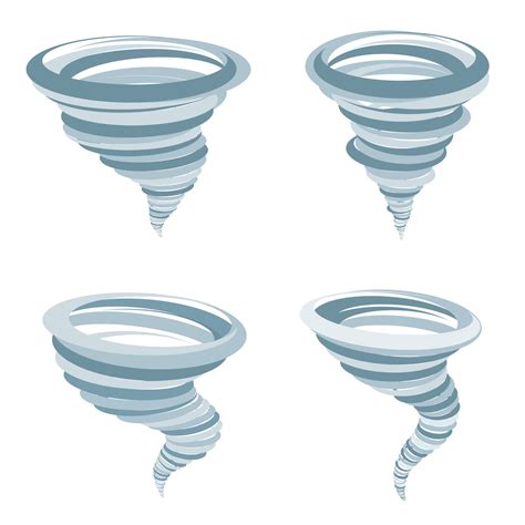 Tornado icons flat design. vector illustration 2991528 Vector Art at ...