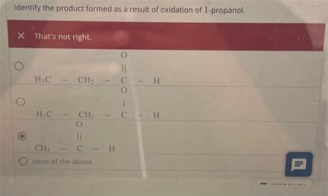 Solved Identify the product formed as a result of oxidation | Chegg.com