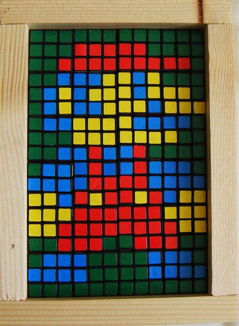 Rubik's Cube Pixel Art: the Ultimate Geek Art Form - Technabob