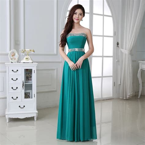 2017 New Long Sparkly Sequin Mint Green Aqua Bridesmaid Dress Formal ...