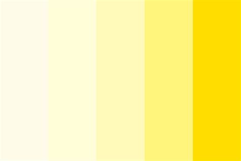 Vanilla Yellow Color Palette