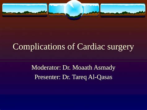 (PPT) Complications of Cardiac Surgery - DOKUMEN.TIPS