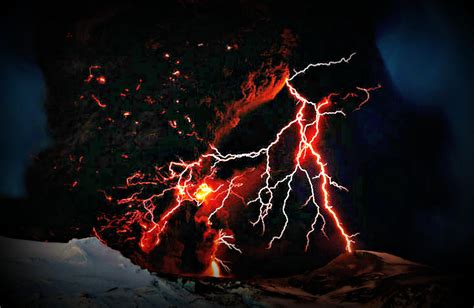 Volcanic Lightning Wallpaper - WallpaperSafari