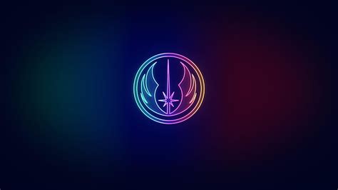 Jedi order neon by me [3840 x 2160] : StarWars, Star Wars Jedi Logo HD ...