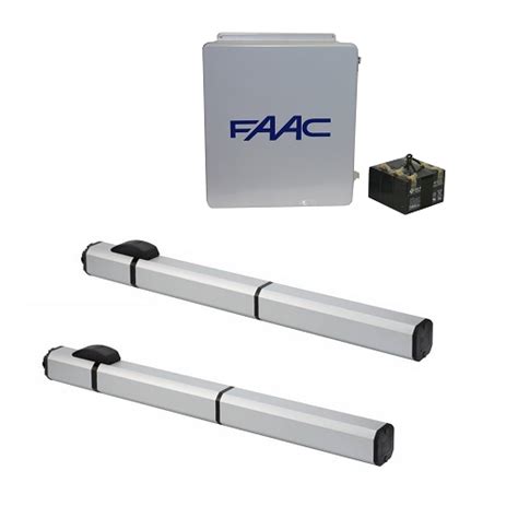 FAAC S450H Hydraulic 24V Swing Gate Opener Dual Kit Includes, Swing ...