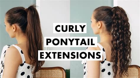 How to: Curly Ponytail Extensions - Woman Domaniation